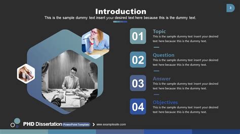 phd presentation format