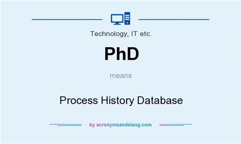 phd process history database
