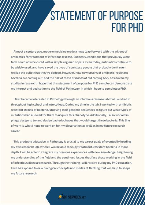 phd statement of purpose sample