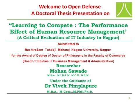 phd viva presentation ppt template