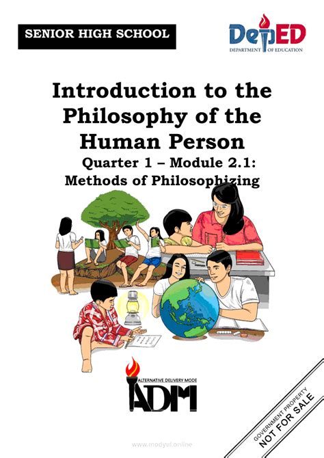 philosophy methods of philosophizing module