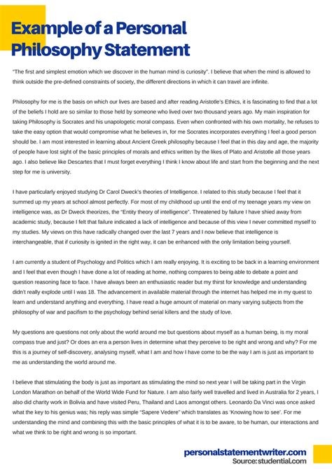 philosophy phd examples
