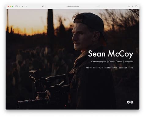 Photography Template Squarespace