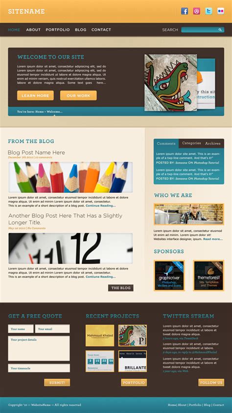 photoshop design to html code