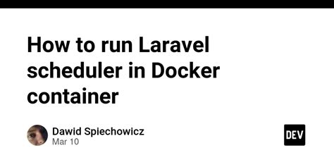 php artisan schedule run docker