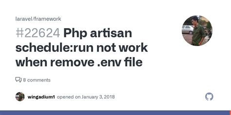 php artisan schedule run not working