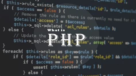 php coding language meaning