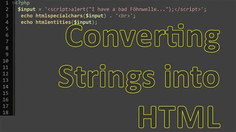 php convert string to html format