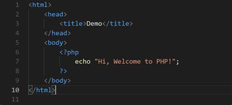 php html example