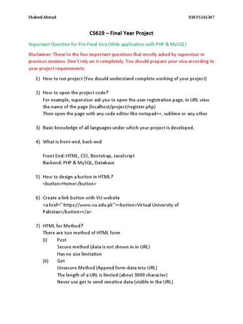 php important viva questions