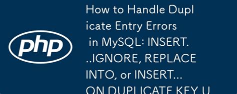 php mysql insert on duplicate key update example