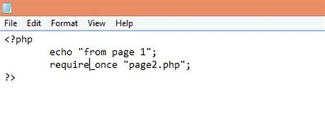 php require example