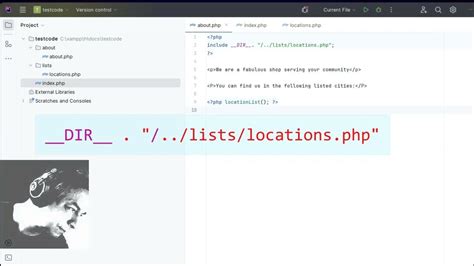 php require file path