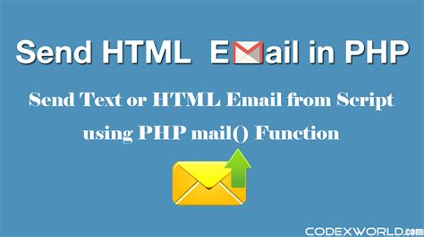 php send email code example