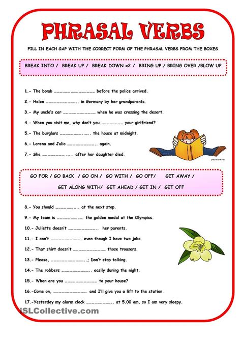 phrasal verbs exercises with answers pdf class 9
