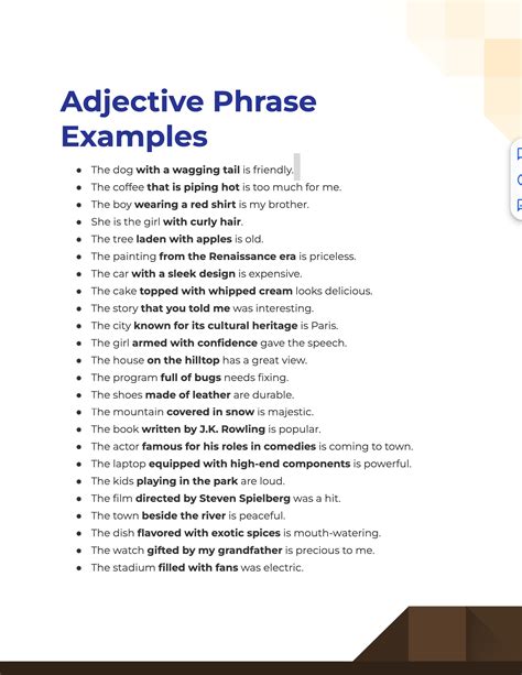 phrases examples with answers pdf