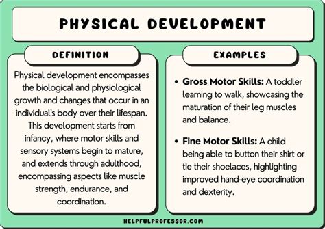 physical development non examples