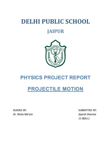 physics topics for project class 11