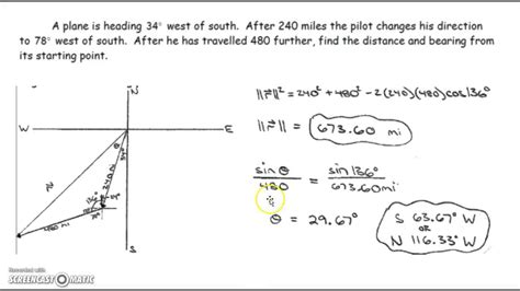 physics vector word problems and solutions