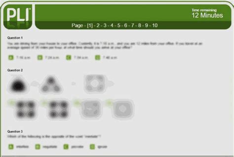 pi cognitive assessment sample questions pdf