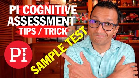 pi cognitive assessment sample test questions and answers