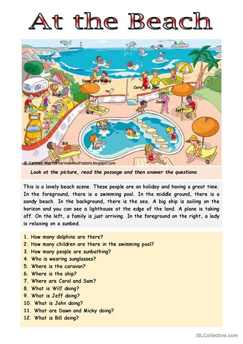 picture description questions and answers