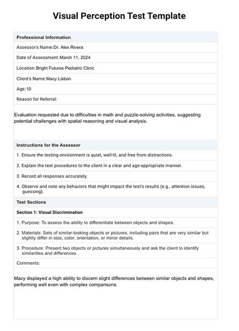 picture perception and description test examples pdf