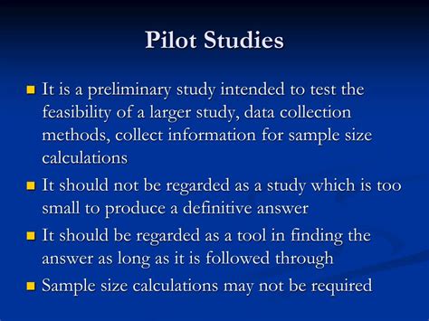 pilot study sample size justification