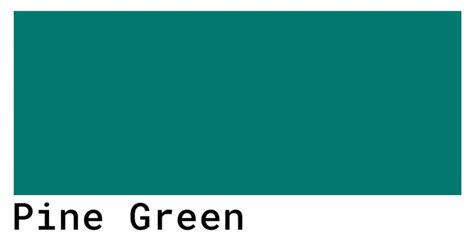 pine forest green color code