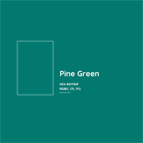 pine green colour code