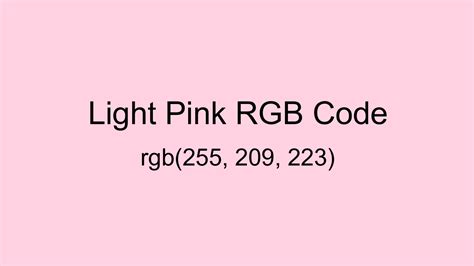 pink led rgb code