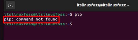 pip command not found vscode mac