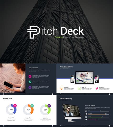 pitch deck presentation template ppt