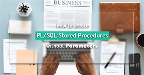 pl sql call procedure without parameters