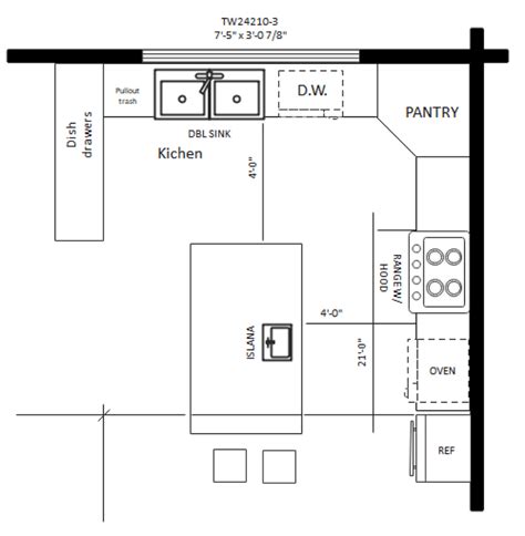 plan a kitchen layout free