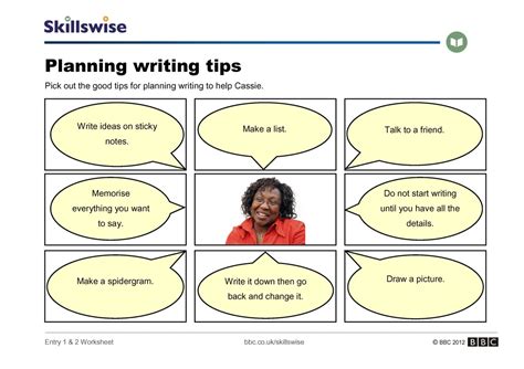 planning and writing