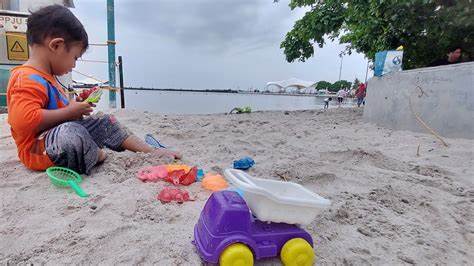playgrounds and rides in pantai ancol