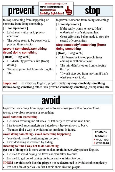 please avoid meaning
