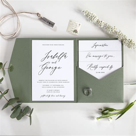 Pocketfold Invitation