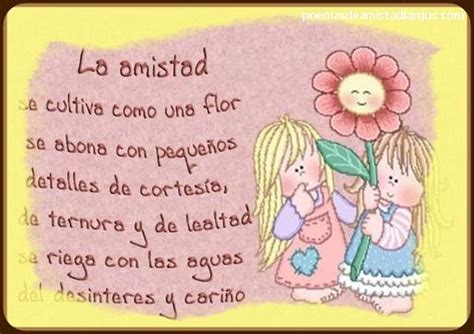 poesia dia de la amistad para niños