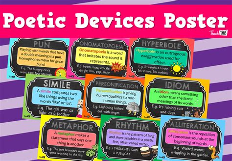 poetic devices with examples for class 7