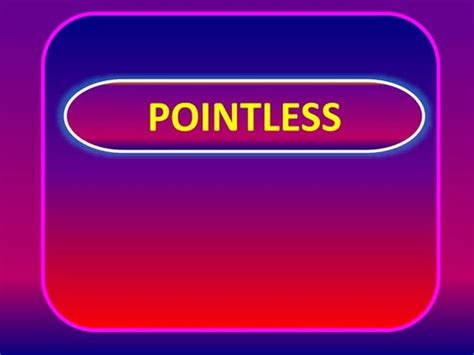Pointless Powerpoint Template