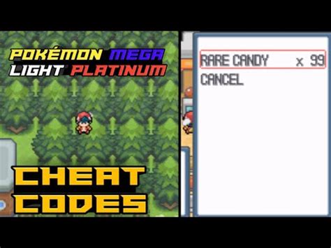 Pokemon Mega Light Platinum Walkthrough Walls Cheat Code
