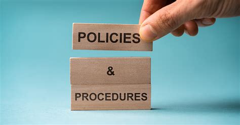 Develop Policies and Procedures