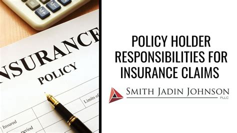 policyholder responsibilities