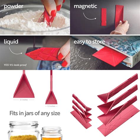 polygon flat measuring spoons space-saving & efficient