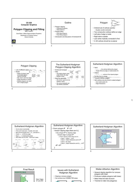 polygon in computer graphics pdf