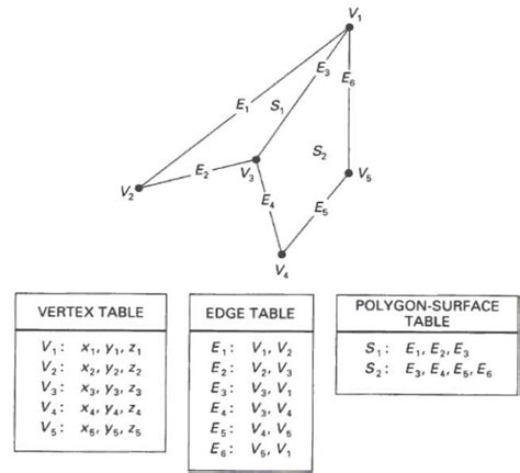 polygon surfaces in computer graphics