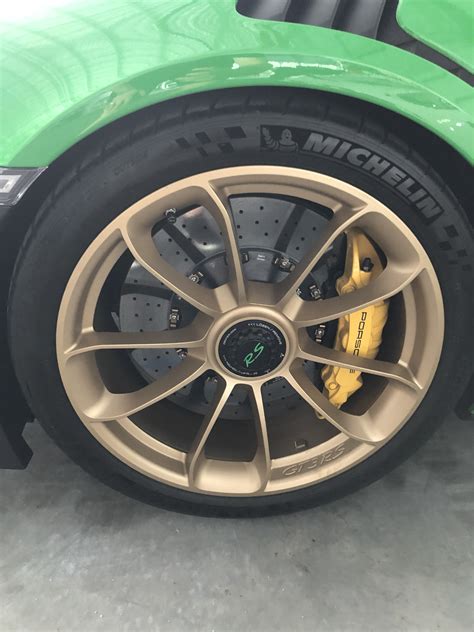 porsche gold wheels color code
