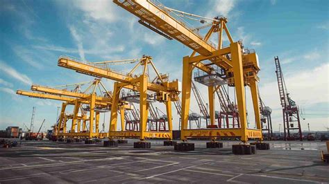 Crane in port